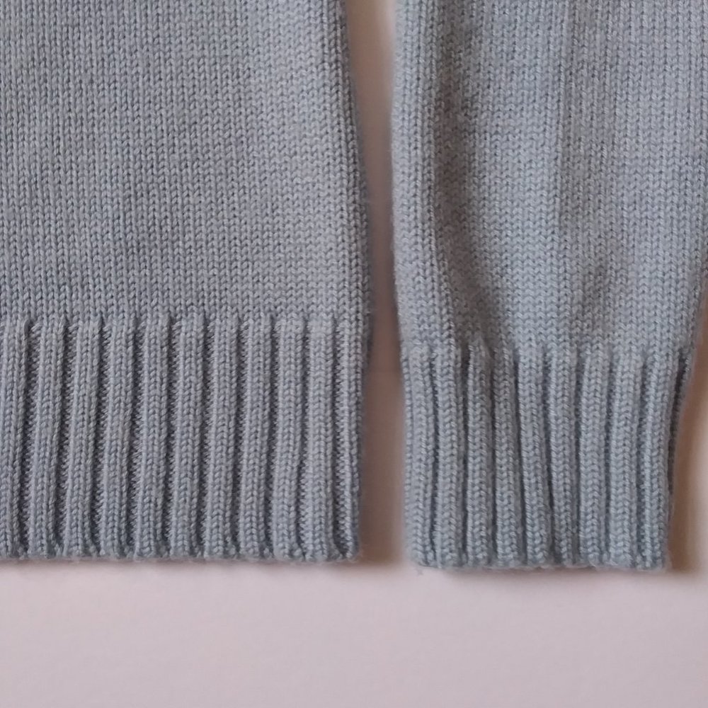 Willi Smith XL Light Blue Merino Wool Sweater - Picture 5 of 13